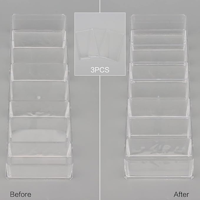 DesignSter Acrylic Jewelry Box with Jewelry organizer Bag Anti-Oxidation for Rings, Necklace, Bracelets, Stud, and Earrings Storage