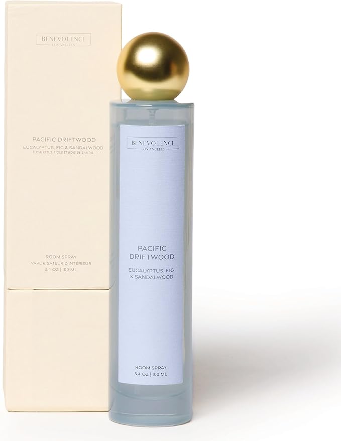 Eucalyptus & Sandalwood Room Spray | Benevolence LA Air & Fabric Freshener for Home & Linen | Refreshing Woodsy Scent, Relaxing Home Fragrance, Gift Idea for Her & Gifts for Women