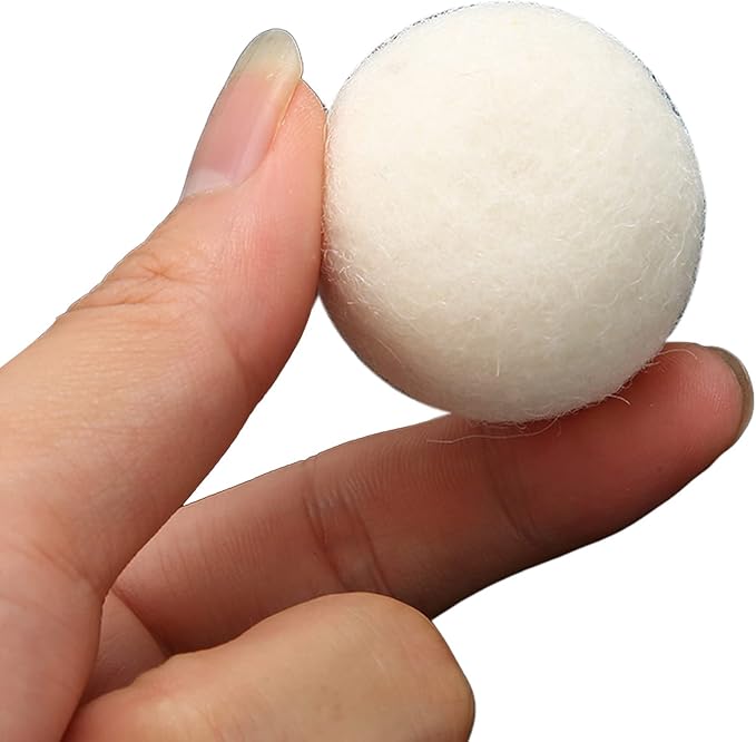 Dryer Balls, 6pcs Wool Drying Balls, Reusable Static Reduction Time Saving Skin Friendly Softener for Clothes