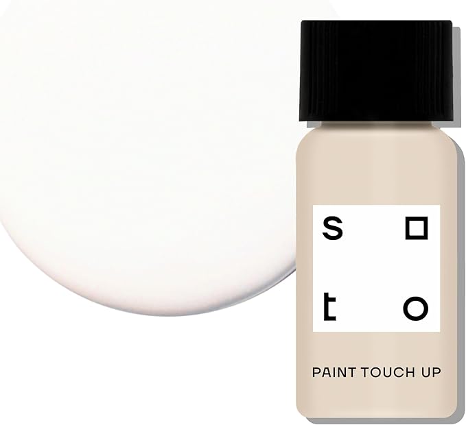 soto White Paint Touch Up, Multi-Surface, Matte Finish (No. 06 Gesso White) — 10 Milliliters of Scratch Repair for Furniture, Walls, Cabinets, Trim, Doors, Indoor/Outdoor