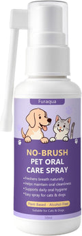 Furaqua Pet Dental Spray for Dogs & Cats – Enzyme-Based Oral Care Mist with Hypochlorous Acid & Galla Japonica to Freshen Breath, Support Clean Teeth and Promote Healthy Gums (1)