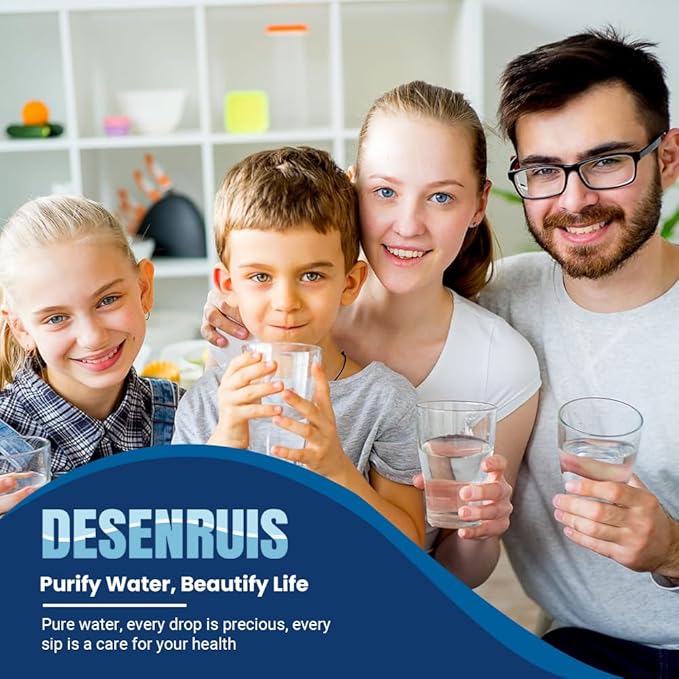 7012333 UC-15ip Compatible with Sub-Zero 7012333 Water Filter, Sub-Zero UC-151, UC-15I, UC-15IO, UC-15IP, UC-15,UC-151P, Improves the Smell and Taste of Water, Pack of 3, By DESENRUIS