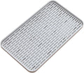 Reginsnow Plastics Drain Tray, Cup & Dish Drying Rack, Drain Board 2 Tier Non Slip Serving Tray with Drainboard Perfect for Sink, Coffee Table, Outdoor (15.4 x 10 x 0.98 in)