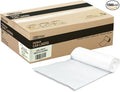 Bagtron 7-10 Gallon Trash Bags, 8 Micron High Density Garbage Can Liners Bulk, 24" x 24", Natural Clear, 1000 Count