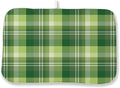 St. Patrick's Day Dish Drying Mat 18 x 24 Inch Green Buffalo Plaid Drying Mat for Kitchen Counter Absorbent Spring Green Dishes Dry Pad for Drainer Rack Kitchen Fast Dry