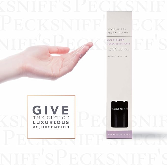 Pecksniff's Deep-Sleep Aromatherapy Diffuser, 100 ml/3.38 Fl Oz, Long-Lasting Fragrance for Relaxation