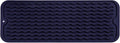MicoYang Silicone Dish Drying Mat for Multiple Usage,Easy clean,Eco-friendly,Heat-resistant Silicone Mat for Kitchen Counter,Sink,Bar,Bottle,or Cup Navy Blue M 17 inches x 6 inches
