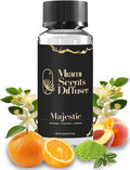 Majestic Garden Essential Oil Refill Luxury Hotel Inspired - Long Lasting Aroma for Home & Commercial Diffuser - 120ml Fresh Blend of Orange Vanilla Amber, Scent for Office Spa Wellness Aromatherapy.
