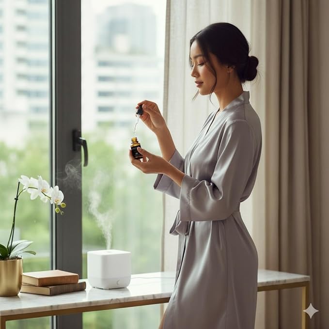 Hotel Diffuser Oil Inspired by The White Tea Hotel Scent - Home Luxury Scents - Premium Fragrance Oil for Ultrasonic and Waterless Diffusers and Crafting - 10 mL, 0.34 fl oz Glass Dropper Bottle