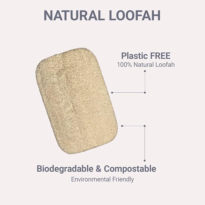 SageHearth Natural Loofah Dish Sponge 10 Pack – Eco Friendly Biodegradable Kitchen Scrubber for Dishes, Pots & Pans