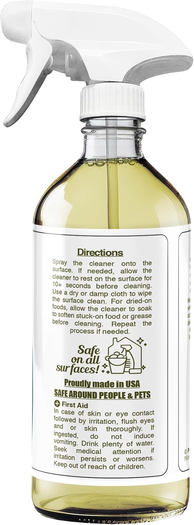 PROSOL WORKS Kitchen Cleaner 16 oz - Daily Cleaning Spray for Countertops, Sink, Cabinets, Appliances, & Stainless Steel Cleaner Revealing Natural Shine & Refreshing Scent - Safe on All Surface