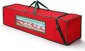 MaidMAX Christmas Wrapping Paper Organizer Storage Bag, Wrapping Paper Storage Fits 42″ Long Rolls, Gift Wrap Storage with Clear Window 42″ x 10″ x 10″
