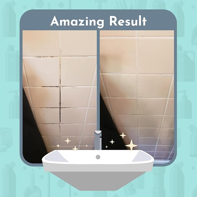 SKYLAR LIFE Grout Silicone Caulk Whitener, Black Stain Problem Solver, Best for Home Sink,Kitchen,Showers,Bathroom and Floor Tile (1-Pack)