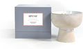 Blueme Romance Candle | Oakmoss & Sandalwood | 3 Wick - Refillable Wellness Candle with Essential Oils, Hand Finished & Poured Soy Wax Blend Ceramic Vessel, Natural Cotton Wicks | Medium 12 oz