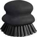 Dish Brush with Handle, Kitchen Scrub Brushes for Cleaning, Dish Scrubber with Nylon bristles for Sink, Pots, Pans(1Pack Black Nylon bristles)
