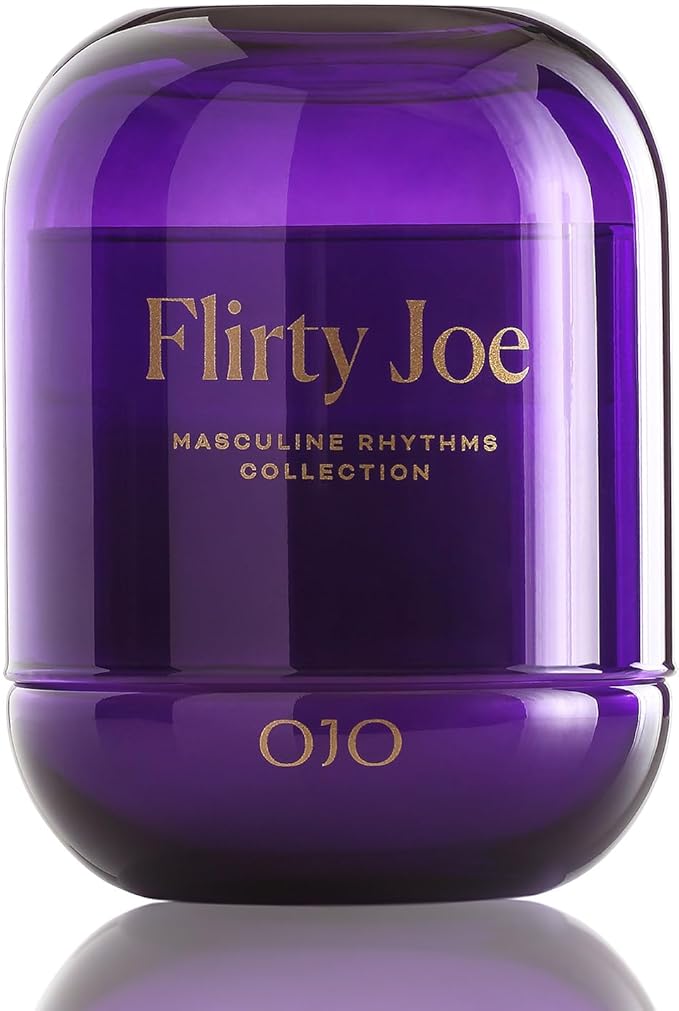 OJO Flirty Joe Scented Candle – 7.8 oz Jar Candle with Gardenia Can, Floral, Fruity Notes | Over 35-Hour Long-Lasting Burn | Premium Blend Wax, Home Fragrance and Gift for Special Days