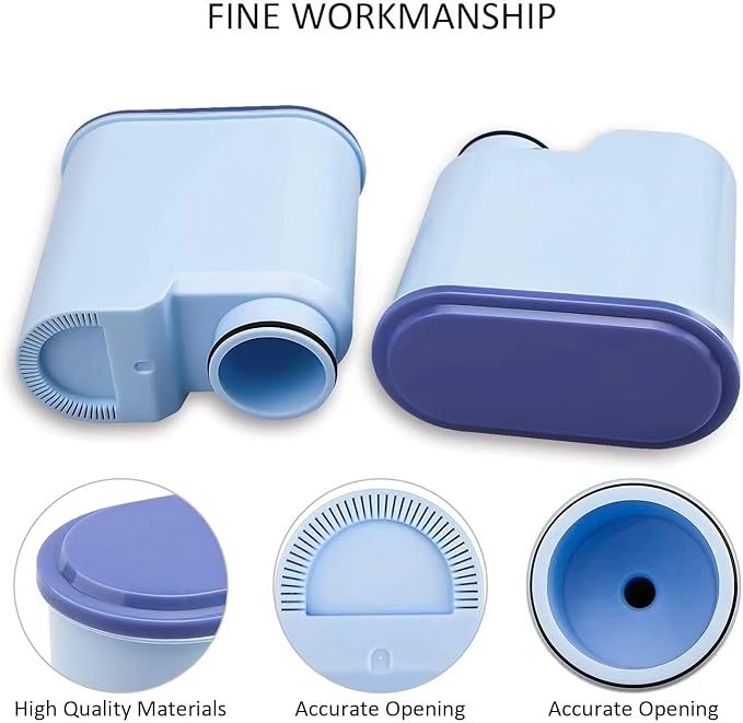 AquaClean Compatible Water Filters (2-Pack) & Descaling Liquid (250ml x 2) - Replacement for Philips Coffee Machines (4)
