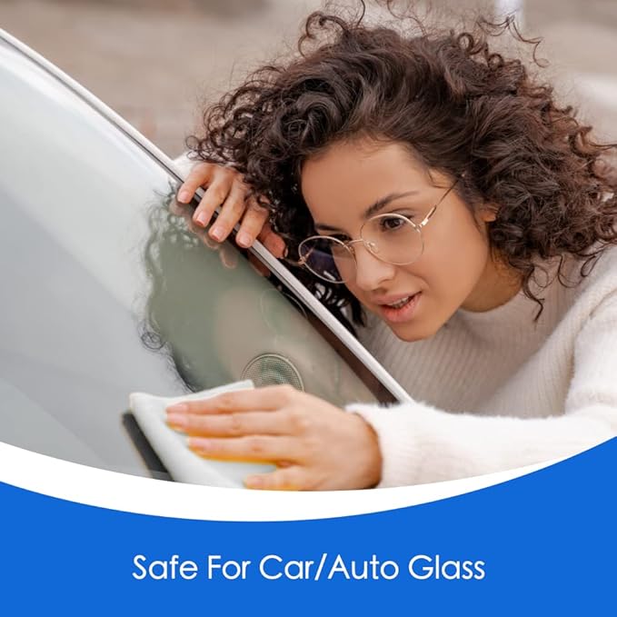 AERAI GROUP Microfiber Magic 4 Pack Glass & Mirror Cleaning Cloths - Streak Free, Lint Free, Perfect for Cars & Windows