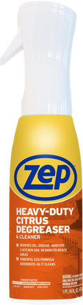 Zep Heavy Duty Citrus Degreaser and Cleaner Mist -16 fl oz ZUCIT20 - Removes Oil, Grease, Adhesive & Kitchen Soil, In Hard-To-Reach Areas