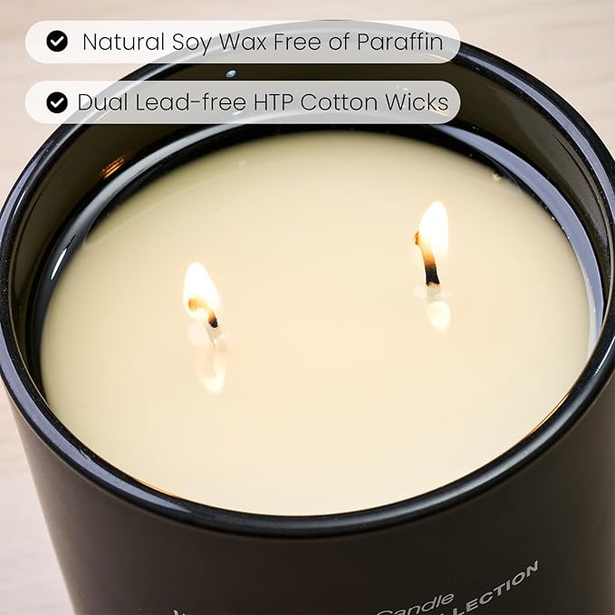 M&SENSE Natural Soy Large Candle| City Oasis | 16.6 oz, 95H Burn | Mini Spring Scented Candles for Relaxation, Valentines Day Gift, Home Décor | for Bedroom, Office, Party