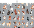 Cute Puppy Dog Dish Drying Mat 18 x 24 Inch for Kitchen Counter Cute Kitchen Mat Microfiber Kitchen Countertop Absorbent Reversible Drainer Rack Pad Dish Drying Mat
