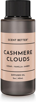 Scent Better Cashmere Clouds Aroma Essential Oil Blend: an Aromatherapy Blend of Cedar, Vanilla, and Amber for Ultrasonic Diffusers & Nebulizers (2 Fl Oz, 60 mL)