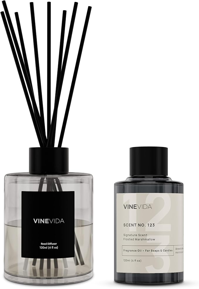 VINEVIDA NO. 123 Reed Diffuser - Frosted Marshmallow