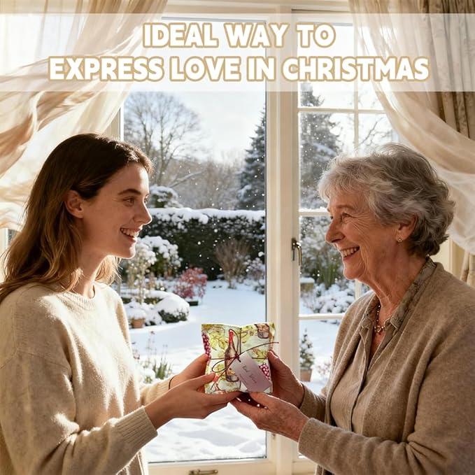 AUCUDA Spring 4pcs Wine Scented Sachet Bags for Drawers and Closets Decorations, Potpourri Packets for Women Clothes Storage, Spring Gift Fragrance Pillow for Bedroom Indoor, Air Fresheners.