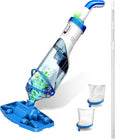 Cordless Handheld Pool Vacuum with Telescopic Pole, Rechargeable Hot Tub SPA Vacuum, 18GPM Powerful Suction, 60Min Runtime, Pools up to 88", Portable Pool Cleaner for Above Ground/Inground Pools