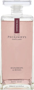 Pecksniffs Prestige 500ml Bath Soak Decanter Raindrops & Roses