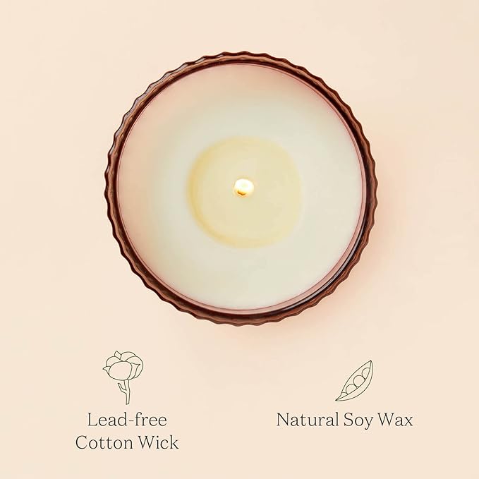LA JOLIE MUSE Candles for Home Scented - Passionfruit Peony Scented Candle, Natural Soy Wax, 80 Hours Long Burning, Candles Gifts for Women, 12.3oz