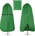 Upright Christmas Tree Storage Bag with Zipper & Adjustable Straps, Tear Resistant Storage Cover for 6 Ft Christmas Tree, Perfect for Easy Storage and Protection of Xmas Ornaments - Green, 6ft