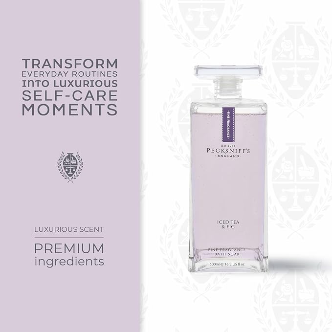 Pecksniffs Prestige 500ml Bath Soak Iced Tea & Fig