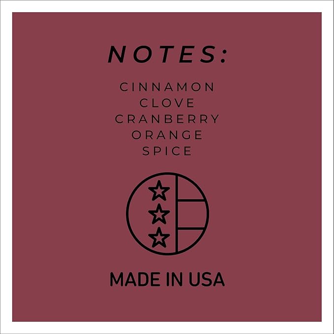 A Cheerful Giver - Cranberry Orange - 34oz Papa Scented Candle Jar with Lid - Keepers of the Light - 155 Hours of Burn Time, Gift for Women, Red