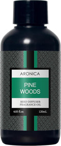 Aronica Diffuser Refill 120ml_Pine Woods, Winter Evergreen Balsam Forest with Rosemary Essential Oil