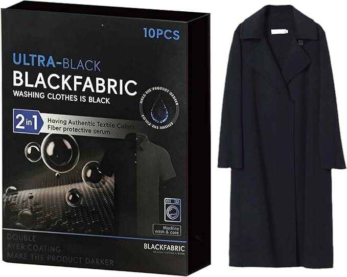 Black Clothing Color Restorer Sheet, with Quick-Absorb Design, 10pieces, Gentle On All Fabrics, Laundry Color Catcher, Easy to Use, for Cotton, T-Shirts, Jeans, Sweaters, and Even Shoes