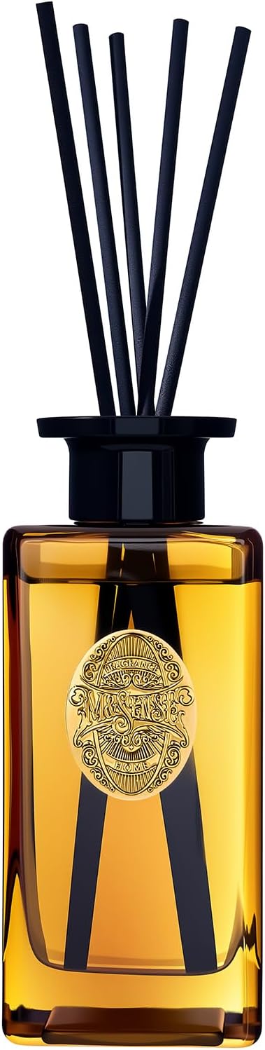 M&SENSE 10.14 oz Large Reed Diffuser Set | New Home Scent Oil Diffuser with Sticks | Hotel Collection Non-Toxic Essential Oil |for Bedroom Bathroom Living Room