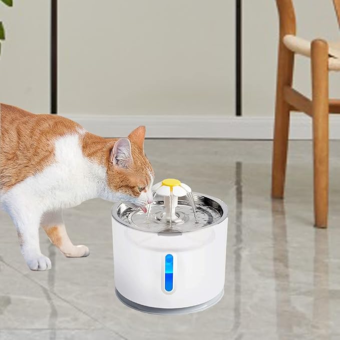 4/12/16 Pack Cat Water Fountain Filters, Cirfifth Triple Filtration System Pet Cat Fountain Filter Replacement for 84oz/2.5L Automatic Cat Fountain (12 Pack)