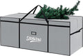 Small Christmas Tree Storage Bag 4Ft/5Ft Heavy Duty Reusable 600D Oxford Fabric Moistureproof Dustproof Christmas Tree Bag for Short Artificial Tree(39" X 12" X 24", Gray)