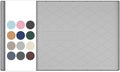 URMONA Under Sink Mat for Kitchen Waterproof, 22" x 14" Silicone Under Sink Mat for Shelf Liner Organizer, Cabinet Sink Protector Under Sink Liner for Bottom Kitchen, Bathroom(Light Grey)