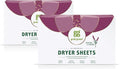 Grab Green Dryer Sheets, 160 Sheets, Lavender Vanilla Scent, Plant Based, Softens Fabrics, Reduces Static Cling and Wrinkles
