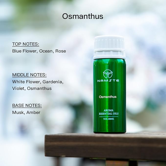 Osmanthus 3.38 Fl Oz Essential Oil Blends for Home Diffuser - Floral House Fragrance Oil, Air Freshen Essentials Oil for Living Room and Bedroom Humidifiers