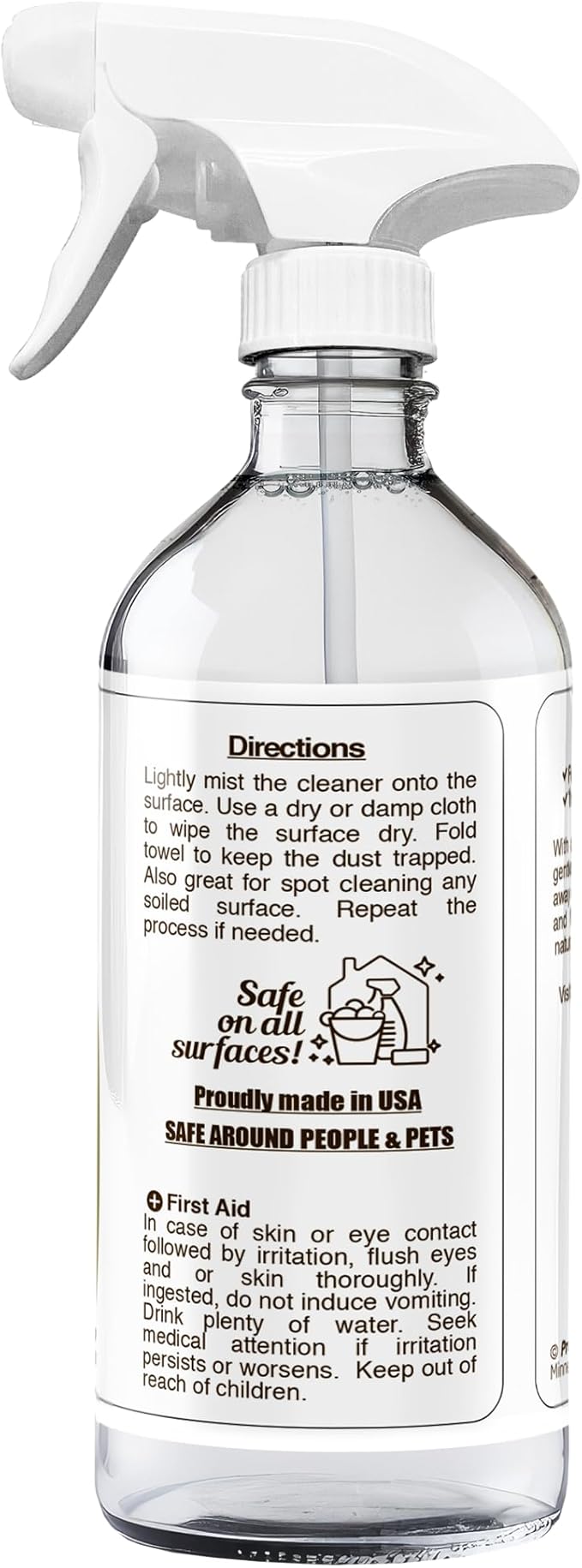 PROSOL WORKS Daily Dusting Spray Surface Cleaner 16 oz - Wood Cleaner Cleaning Spray for Tables, Banisters, Old Wooden Cabinet, Doors, Decors & Antique Restorer Revealing Natural Shine