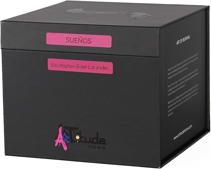 Scented Candle | Eco-Friendly Soy Blend Wax | Glass Luxury Candles | Perfect for Home Décor & Gifting | 150g | 10cm Tall | Approx Burn Time - 80 Hours (Sueños, 10cm)