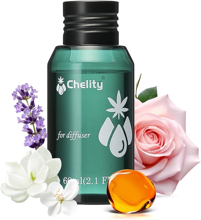 Chelity Hotel Diffuser Oil No. 1023 - Inspired by Baccarat Hotel & Rouge 540 - Luxury Love Affair Fragrance Oil with Saffron & Amberwood - for Waterless & Ultrasonic Diffusers 2.1 Fl Oz