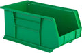 Hudson Exchange 15" x 8" x 7" Plastic Stackable Storage Bin and Hanging Container, Green