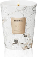 M&SENSE Santal Scented Soy Candle, 3 Wick Highly Scented 14.1 Oz 80H, Aromatherapy Christmas Gift for Women and Men