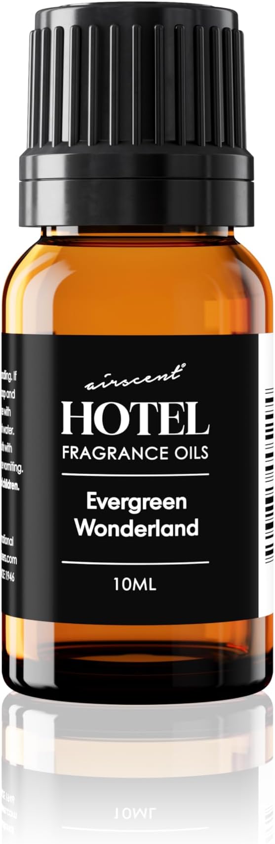 AirScent Evergreen Wonderland Holiday Diffuser Oil - Premium Holiday Fragrance Oil for Ultrasonic and Waterless Diffusers and Crafting - 10ml, .34 fl oz Glass Dropper Bottle - Christmas Tree Scent