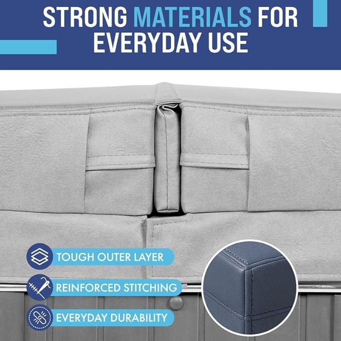 MySpaCover Custom-Made, Durable Hot tub, Spa Cover Replacement, 5 Year Warrantee. EPS Insulation Foam Range 4,5,6" Taper Any Shape and Size up to 96 inch