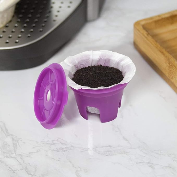 Cafe Filters Paper Liners for Reusable K Cup Coffee Pods by Perfect Pod - Fits All Brands, Compatible With All Refillable Capsules - Disposable Paper Filters (1,000-Ct)